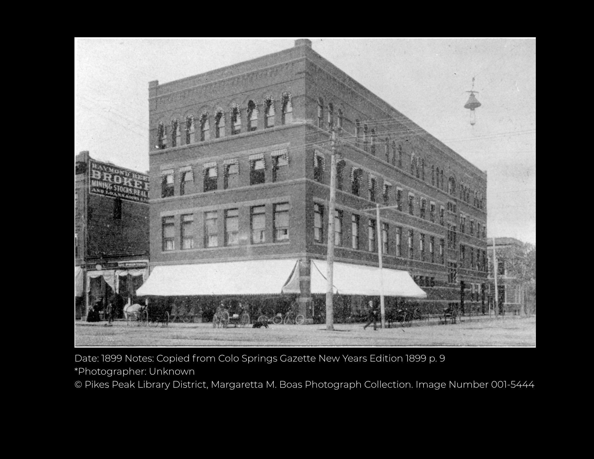 Colorado Springs Gazette New Years Edition 1899 pg 9